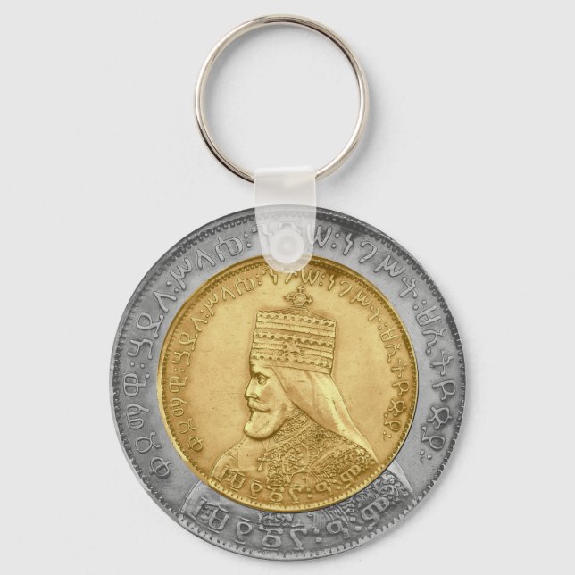 Haile Selassie Jah Rastafari Reggae Rasta Roots  Schlüsselanhänger (Vorderseite)