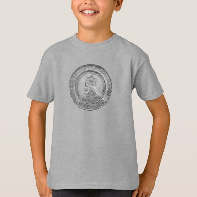 Haile Selassie Jah Rastafari Reggae Rasta Roots  T-Shirt (Vorderseite)