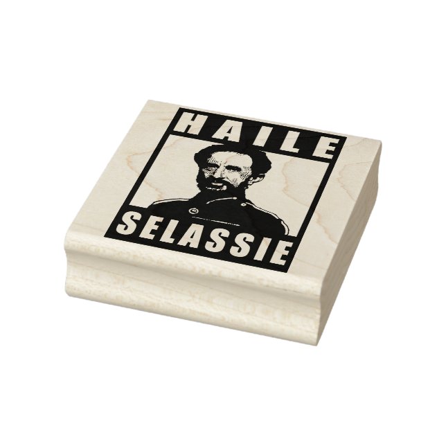 Haile Selassie Jah Rastafari Royal Roots Stamp Gummistempel (Stempel)