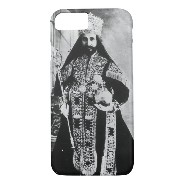 Haile Selassie - Rastafari - iPhone Case (Rückseite)