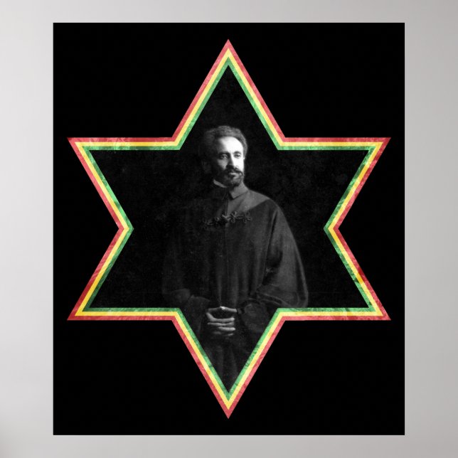 Haile Selassie Star von David Poster (Vorne)