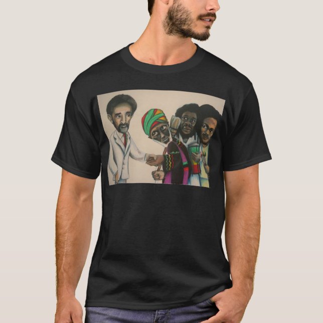 Haile Selassie trifft sein Followers-Hemd T-Shirt (Vorderseite)
