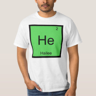 Hailee Name Chemie Element Periodensystem T-Shirt