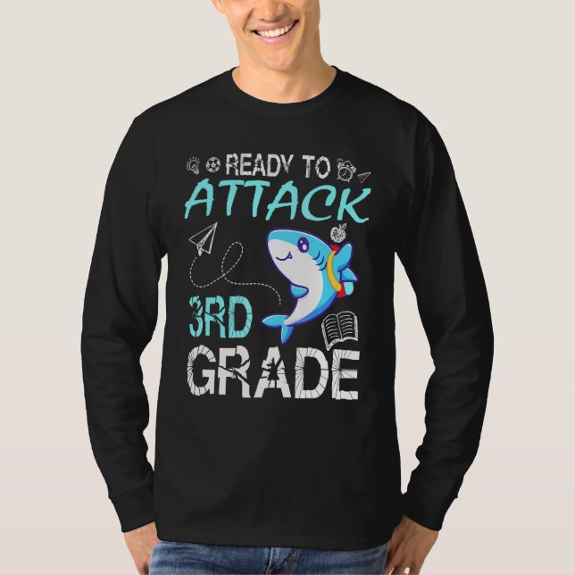Hailehrer zurück an der Schule bereit für Angriffe T-Shirt (Vorderseite)