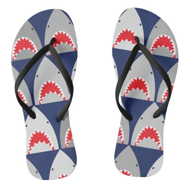 Haimuster Flip Flops (Fußbett)