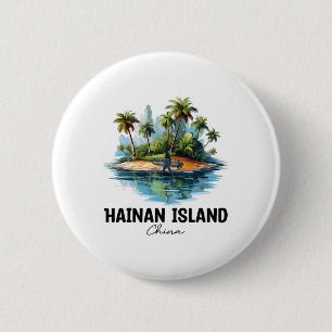 Hainan Insel China Surfen Reise, Asien Touristen V Button