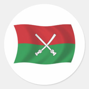Hainan Li & Miao Flaggenaufkleber Runder Aufkleber