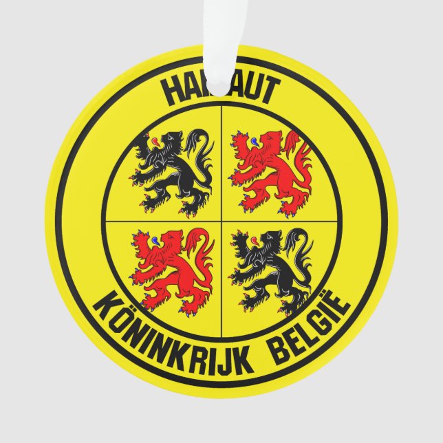Hainaut Round Emblem Ornament (Vorderseite)