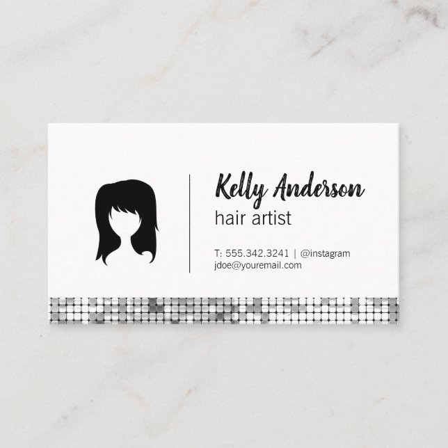 Hair Artist Visitenkarte (Vorderseite)