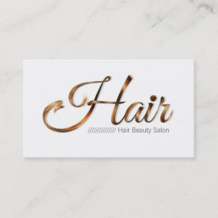 Hair Beauty Wohnzimmer Hairdresser Visitenkarte