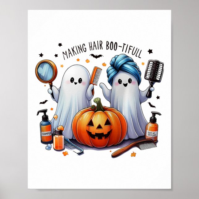 Hair Bootiween Hair Stylist Ghost Poster (Vorne)