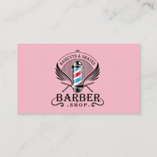 Hair Clipper Frisberei Pink Visitenkarte