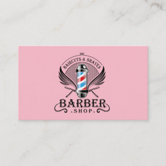 Hair Clipper | Frisberei | Pink Visitenkarte