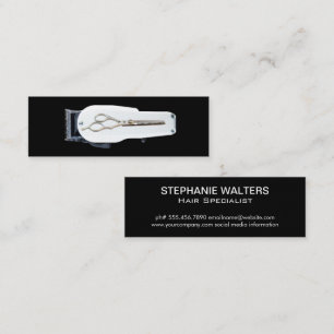 Hair Clipper   Salonschere Mini Visitenkarte
