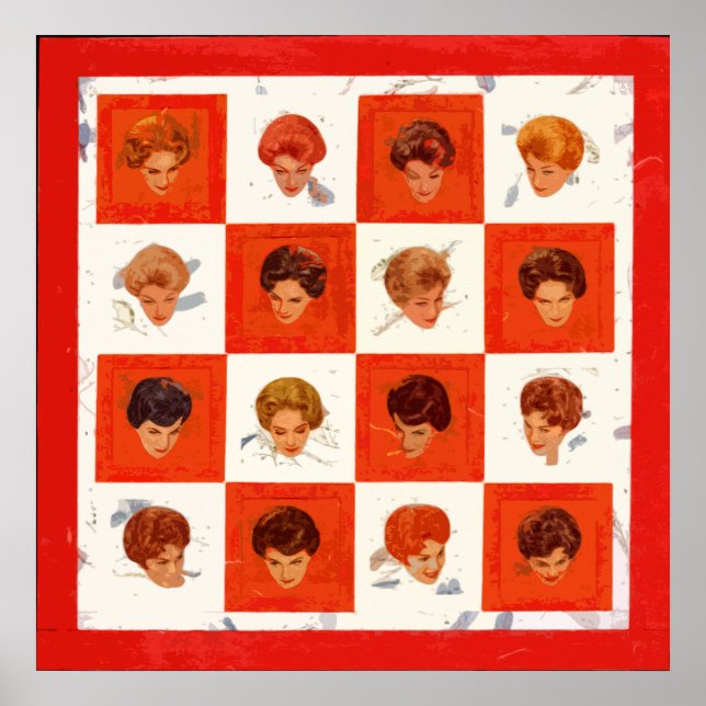 Hair Color Bingo Poster (Vorne)