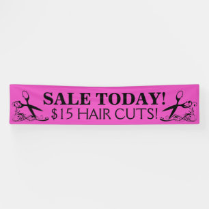 Hair coupe beauté vente personnalisable bannière r