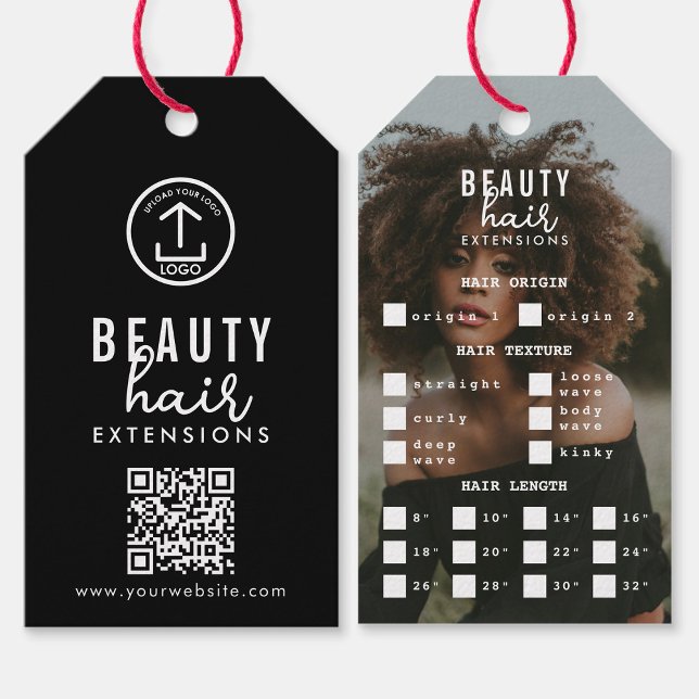 Hair Extensions Packaging Hang-Logo für die Haare- Geschenkanhänger (Hair Extensions Packaging Hang Tag Hair Brand Logo)