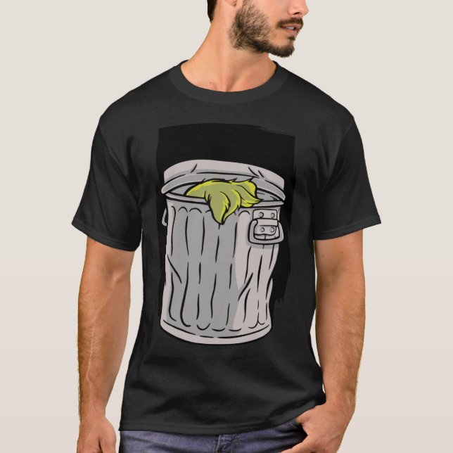 Hair garbage trash can T-Shirt (Vorderseite)