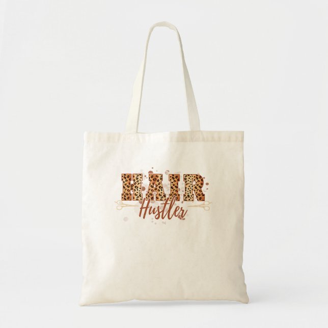 Hair Hustler - Frisör - Geschenke - Frisör Gif Tragetasche (Vorne)
