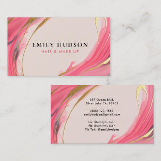 Hair Make up Artist Beauty Visitenkarte