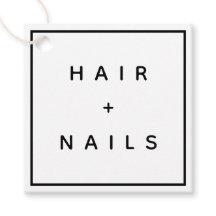 HAIR + NAILS Stylist elegantes Logo