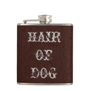 Hair of Hund Funny Halloween Party Props Flachmann