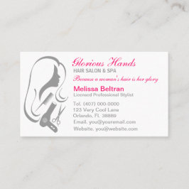 Hair Salon Business Cards Terminkarte