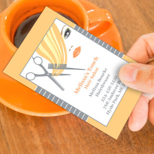 Hair Salon Business Cards Visitenkarte