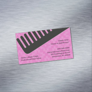 Hair Salon Dresser Magnetische Visitenkarte
