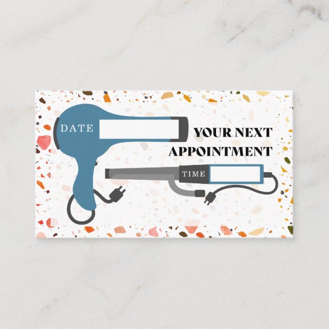 Hair Salon Stellenkarte Terminkarte (Vorderseite)