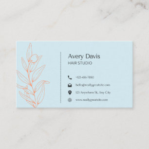 Hair Studio Business Cards Visitenkarte