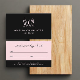 Hair Stylist Appointment Card | Stylists Booking Terminkarte