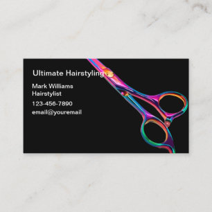 Hair Stylist Beauty Business Cards Visitenkarte