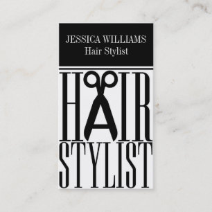 Hair Stylist Business Cards Visitenkarte