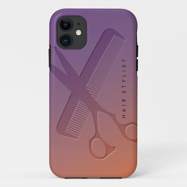Hair Stylist Case-Mate iPhone Hülle (Rückseite)