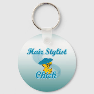 Hair Stylist Chick #3 Schlüsselanhänger