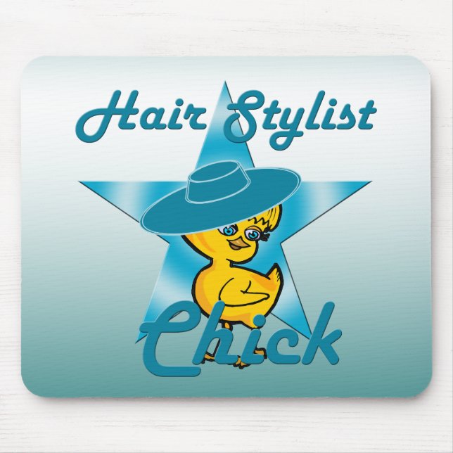 Hair Stylist Chick #7 Mousepad (Vorne)