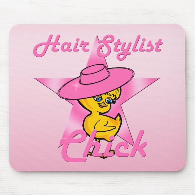 Hair Stylist Chick #8 Mousepad (Vorne)