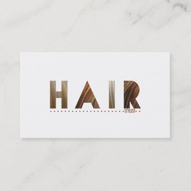 Hair Stylist (Der beste Preis von heute) Visitenkarte (Vorderseite)