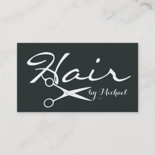 Hair Stylist Elegante Charleston - Grüne Umgebung Visitenkarte