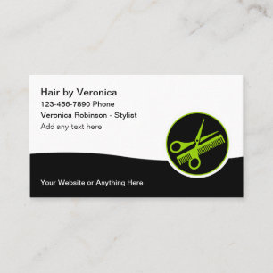 Hair Stylist Ernennung Business Cards Neues Design Visitenkarte