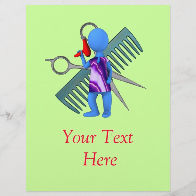 Hair Stylist Flyer (Vorne)