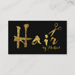 Hair Stylist Gold Scissors Script Termin #3