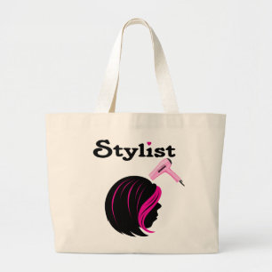 Hair Stylist Jumbo Stoffbeutel