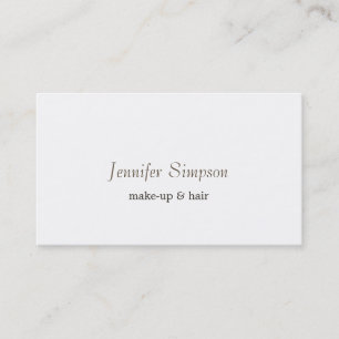 Hair Stylist Makeup Artist Beruflich Business Visitenkarte