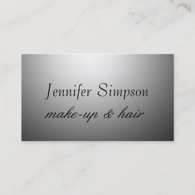 Hair Stylist Makeup Artist Beruflich Visitenkarte (Vorderseite)