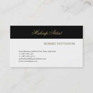 Hair Stylist Makeup Artist Business Card Visitenkarte