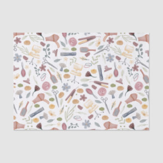 Hair Stylist | Muster | Wasserfarbe Seidenpapier