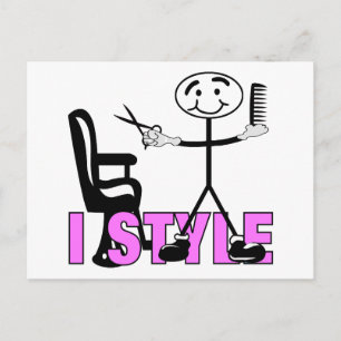 Hair Stylist Postkarte