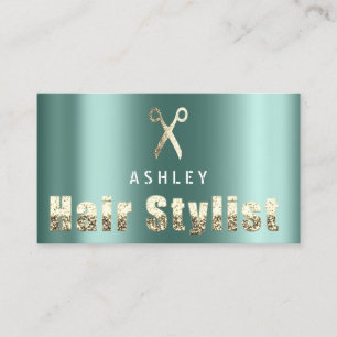 Hair Stylist Salon Aquamarin Goldmedaille Visitenkarte